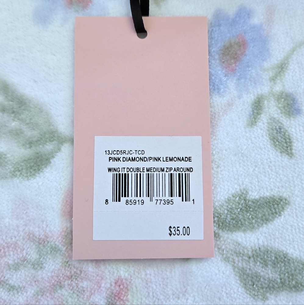 ✨️HP✨️ Juicy🍊 Couture "Wing It" Double✌️ Medium Zip Around Wallet - NWT - Picture 16 of 16